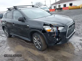 2013 Mitsubishi Outlander Sport LE with VIN 4A4AR5AU3DE022018, listed as a IAAI auction lot 41090519 with 159,019 mi miles. Bid and sale history available at carsss.com. Image 1.
