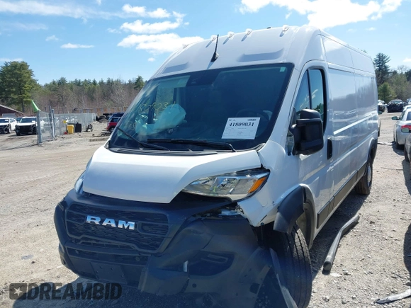 2024 Ram ProMaster Cargo Tradesman with VIN 3C6LRVDG2RE108932, listed as a IAAI auction lot 41809031 with 16,716 mi miles and . Bid and sale history available at DreamBid. Image 17.