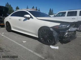 2019 Mercedes-Benz CLS with VIN WDD2J5JB5KA010464, listed as a Copart auction lot 46173895 with 62,854 mi miles and Salvage Title. Bid and sale history available at carsss.com. Image 4.