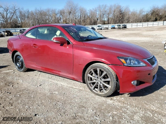 2015 Lexus IS 250C with VIN JTHFF2C20F2532586, listed as a Copart auction lot 88318075 with 136040 miles and Salvage Title. Bid and sale history available at carsss.com. Image 4.