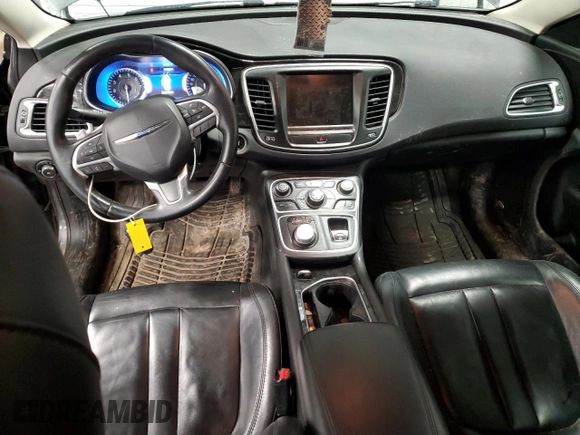 2015 Chrysler 200 C with VIN 1C3CCCEG8FN674070, listed as a Copart auction lot 52426375 with 171,662 mi miles and Salvage Title. Bid and sale history available at carsss.com. Image 8.