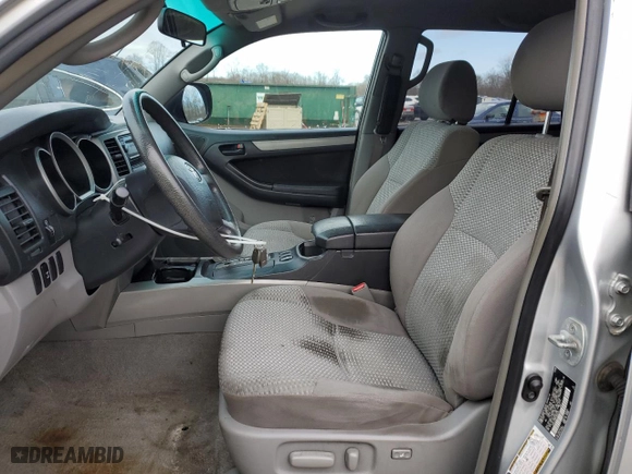 2007 Toyota 4Runner SR5 with VIN JTEBT14R870065781, listed as a Copart auction lot 52143625 with 271,124 mi miles and Clean Title. Bid and sale history available at carsss.com. Image 7.