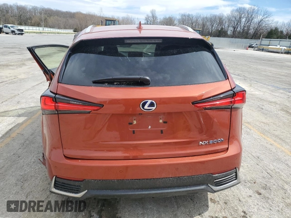 2021 Lexus NX 300h with VIN JTJGJRDZ9M2157039, listed as a Copart auction lot 49714395 with 63,847 mi miles and Salvage Title. Bid and sale history available at DreamBid. Image 6.