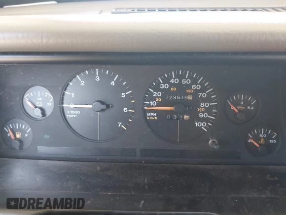 1995 Jeep Grand Cherokee Laredo with VIN 1J4GZ58Y6SC508349, listed as a IAAI auction lot 42630804 with 223,519 mi miles and . Bid and sale history available at DreamBid. Image 7.