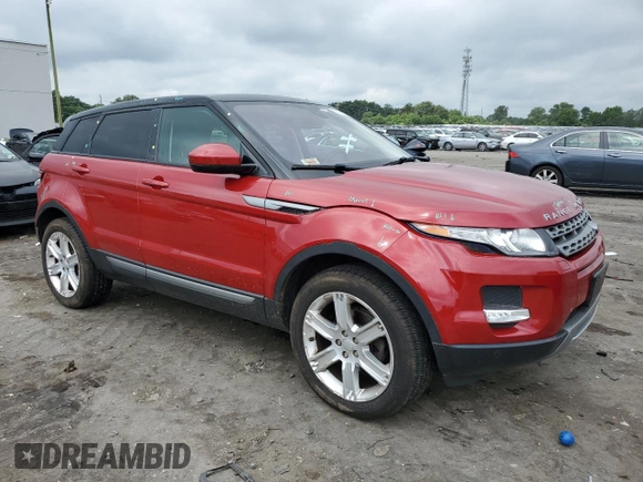 2015 Land Rover Range Rover Evoque Pure Plus with VIN SALVP2BG2FH076541, listed as a Copart auction lot 63159285 with 37,033 mi miles and Salvage title. Bid and sale history available at DreamBid. Image 4.