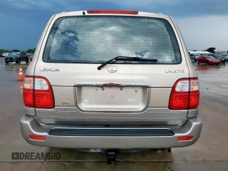 2000 Lexus LX 470 with VIN JT6HT00W8Y0118377, listed as a Copart auction lot 55614435 with 230,542 mi miles and Clean Title. Bid and sale history available at carsss.com. Image 6.