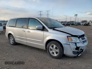 2008 Dodge Grand Caravan SXT with VIN 2D8HN54P78R726515, listed as a Copart auction lot 89122385 with 142,663 mi miles and Salvage Title. Bid and sale history available at DreamBid. Image 4.