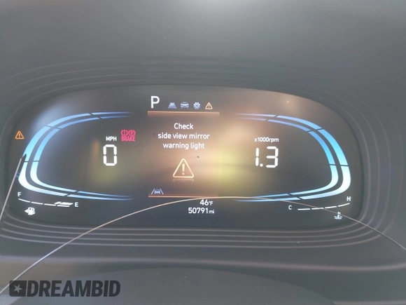 2023 Hyundai Venue Limited with VIN KMHRC8A38PU265821, listed as a IAAI auction lot 41823538 with 50,791 mi miles and . Bid and sale history available at DreamBid. Image 6.