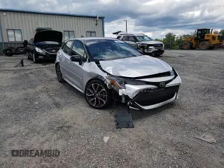 2021 Toyota Corolla Hatchback XSE with VIN JTNC4MBE7M3125871, listed as a Copart auction lot 66865354 with 91,573 mi miles and Salvage Title. Bid and sale history available at carsss.com. Image 10.