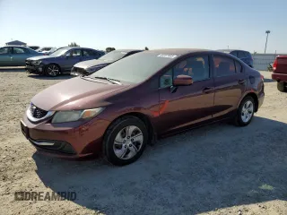 2014 Honda Civic LX z VIN 19XFB2F57EE215652, wystawiony jako Copart lot #60287605 z przebiegiem 206 135 mil mil oraz Czysty tytuł • Clean title. Historia ofert i sprzedaży dostępna na DreamBid. Obrazek 1.