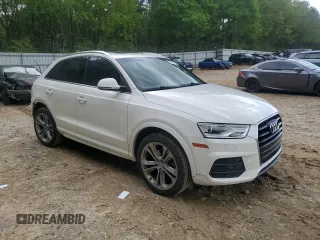 2016 Audi Q3 Premium Plus with VIN WA1BFCFS7GR014866, listed as a Copart auction lot 52479085 with 107,570 mi miles and Salvage title. Bid and sale history available at DreamBid. Image 4.