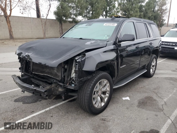 2018 GMC Yukon SLT with VIN 1GKS1BKC8JR209609, listed as a Copart auction lot 43723185 with 178,527 mi miles and Salvage Title. Bid and sale history available at carsss.com. Image 1.