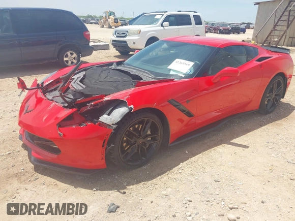 2019 Chevrolet Corvette 1LT with VIN 1G1YA2D76K5120094, listed as a IAAI auction lot 42269369 with 23,674 mi miles and . Bid and sale history available at DreamBid. Image 2.