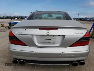 2005 Mercedes-Benz SL 55 AMG with VIN WDBSK74F85F101459, listed as a Copart auction lot 75136414 with 56,809 mi miles and Non repairable. Bid and sale history available at DreamBid. Image 6.