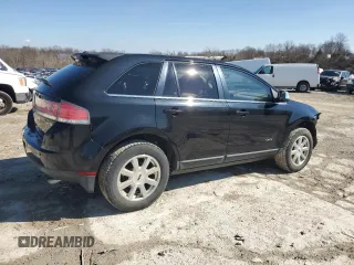 2007 Lincoln MKX with VIN 2LMDU68C37BJ15708, listed as a Copart auction lot 46414305 with 187,216 mi miles and Salvage Title. Bid and sale history available at carsss.com. Image 3.