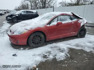 2008 Mitsubishi Eclipse GS with VIN 4A3AK64F58E032633, listed as a Copart auction lot 82773624 with 0 mi miles and Salvage Title. Bid and sale history available at carsss.com. Image 1.