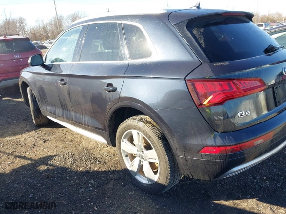 2018 Audi Q5 Premium Plus with VIN WA1BNAFY6J2040385, listed as a IAAI auction lot 41600628 with 109,351 mi miles. Bid and sale history available at carsss.com. Image 3.