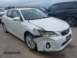 2012 Lexus CT 200h with VIN JTHKD5BH9C2094593, listed as a IAAI auction lot 42462314 with 133,894 mi miles and . Bid and sale history available at DreamBid. Image 1.