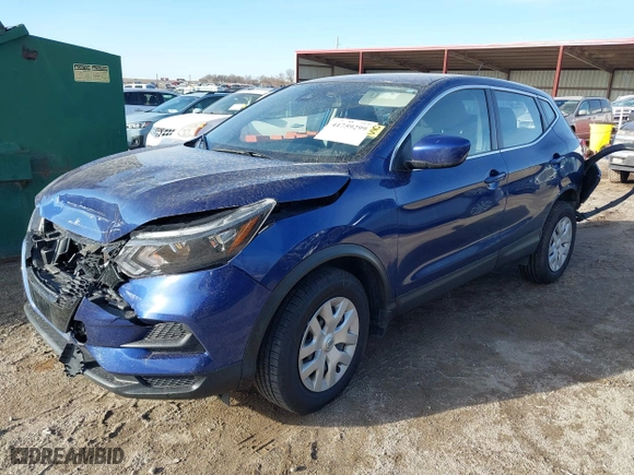 2020 Nissan Rogue Sport S with VIN JN1BJ1CW3LW375736, listed as a IAAI auction lot 41759299 with 50,312 mi miles. Bid and sale history available at carsss.com. Image 18.
