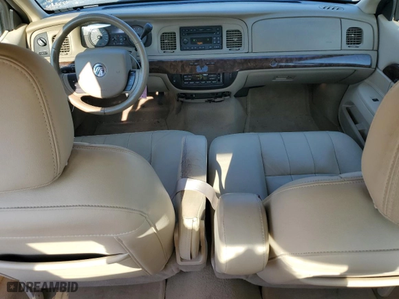 2009 Mercury Grand Marquis LS with VIN 2MEHM75V19X616257, listed as a Copart auction lot 72644514 with 121,415 mi miles and Salvage Title. Bid and sale history available at carsss.com. Image 8.
