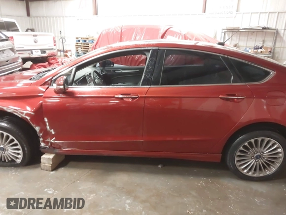 2014 Ford Fusion Titanium with VIN 3FA6P0K97ER324027, listed as a IAAI auction lot 41327141 with 161,045 mi miles and . Bid and sale history available at DreamBid. Image 14.