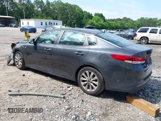 2017 Kia Optima LX with VIN 5XXGT4L30HG155483, listed as a IAAI auction lot 42332257 with 63,092 mi miles and . Bid and sale history available at DreamBid. Image 3.