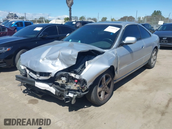 2001 Acura CL Type S with VIN 19UYA426X1A035313, listed as a IAAI auction lot 41944970 with 155,037 mi miles. Bid and sale history available at carsss.com. Image 2.