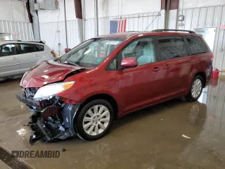 2012 Toyota Sienna LE с VIN 5TDJK3DC1CS038990, выставлен на аукционе Copart как лот 56517075 с пробегом 195 750 миль миль и На запчасти • Non repairable. История ставок и продаж доступна на DreamBid. Изображение 1.