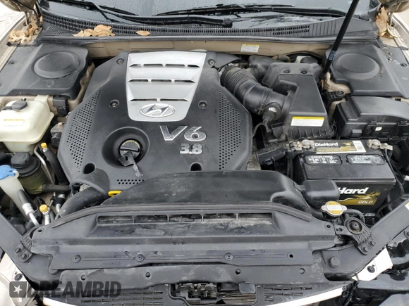 2006 Hyundai Azera SE with VIN KMHFC46F96A061818, listed as a Copart auction lot 44084205 with 83,779 mi miles and Salvage title. Bid and sale history available at DreamBid. Image 13.