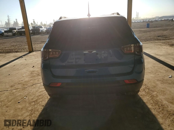 2021 Jeep Compass Altitude with VIN 3C4NJCBB9MT501884, listed as a Copart auction lot 50781865 with 81,841 mi miles and Salvage Title. Bid and sale history available at carsss.com. Image 6.