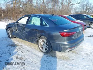 2021 Audi A4 S line Premium with VIN WAUDAAF4XMA042607, listed as a IAAI auction lot 41410399 with 65,287 mi miles and . Bid and sale history available at DreamBid. Image 3.