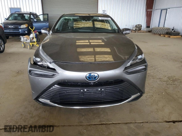 2022 Toyota Mirai XLE with VIN JTDAAAAAXNA007389, listed as a Copart auction lot 58393325 with 27,317 mi miles and Salvage title. Bid and sale history available at DreamBid. Image 5.