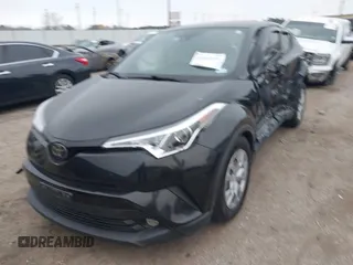 2019 Toyota C-HR XLE with VIN JTNKHMBX9K1035969, listed as a IAAI auction lot 41601631 with 1 mi miles. Bid and sale history available at carsss.com. Image 2.