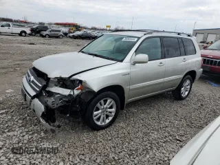 2007 Toyota Highlander Hybrid with VIN JTEHW21A970048087, listed as a Copart auction lot 86085544 with 163,101 mi miles and Salvage Title. Bid and sale history available at carsss.com. Image 1.