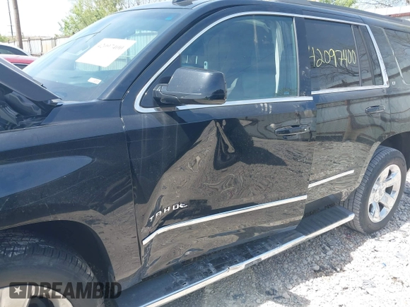 2018 Chevrolet Tahoe LT with VIN 1GNSKBKC7JR245565, listed as a IAAI auction lot 42097400 with 123,709 mi miles and . Bid and sale history available at DreamBid. Image 6.