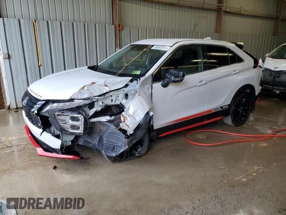 2024 Mitsubishi Eclipse Cross LE with VIN JA4ATVAA7RZ046671, listed as a Copart auction lot 58502555 with 26,438 mi miles and Salvage title. Bid and sale history available at DreamBid. Image 1.