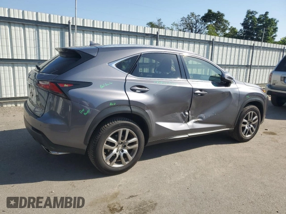 2015 Lexus NX 200t with VIN JTJBARBZ5F2014783, listed as a Copart auction lot 62021975 with 115,669 mi miles and Salvage title. Bid and sale history available at DreamBid. Image 3.