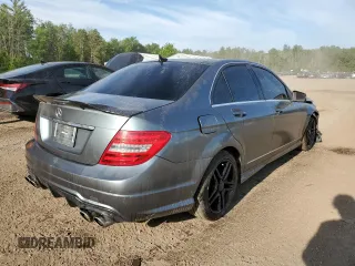 2012 Mercedes-Benz C 300 Sport with VIN WDDGF8BB7CA609715, listed as a Copart auction lot 59567445 with 176,385 mi miles and Salvage title. Bid and sale history available at DreamBid. Image 3.
