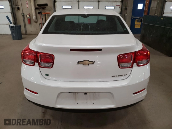 2016 Chevrolet Malibu LT with VIN 1G11C5SA6GF121761, listed as a Copart auction lot 53158695 with 117,055 mi miles and Salvage Title. Bid and sale history available at carsss.com. Image 6.