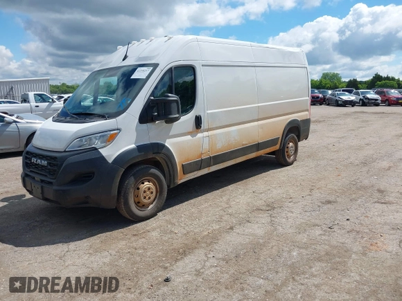 2023 Ram ProMaster Cargo with VIN 3C6LRVDGXPE541587, listed as a IAAI auction lot 42218217 with 65,963 mi miles and . Bid and sale history available at carsss.com. Image 18.