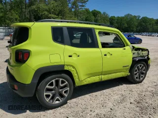 2018 Jeep Renegade Latitude z VIN ZACCJABB6JPJ09909, wystawiony jako Copart lot #54724035 z przebiegiem 72 932 mil mil oraz Szkoda całkowita • Salvage title. Historia ofert i sprzedaży dostępna na DreamBid. Obrazek 3.
