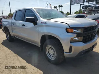 2019 Chevrolet Silverado 1500 Work Truck with VIN 3GCPYAEH3KG206231, listed as a Copart auction lot 55625215 with 49,463 mi miles and Clean Title. Bid and sale history available at DreamBid. Image 1.