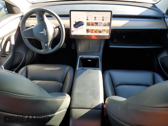 2023 Tesla Model 3 with VIN 5YJ3E1EA5PF457937, listed as a Copart auction lot 48209115 with 41,193 mi miles and Salvage Title. Bid and sale history available at carsss.com. Image 8.