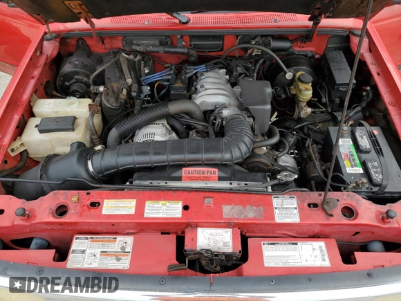 1995 Ford Ranger Splash z VIN 1FTCR14U7SPB16344, wystawiony jako Copart lot #56976485 z przebiegiem 91 615 mil mil oraz Czysty tytuł • Clean title. Historia ofert i sprzedaży dostępna na DreamBid. Obrazek 11.