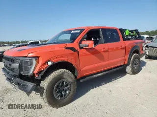 2021 Ford F-150 Raptor with VIN 1FTFW1RG7MFC62731, listed as a Copart auction lot 48047705 with 5,911 mi miles and Salvage Title. Bid and sale history available at carsss.com. Image 1.