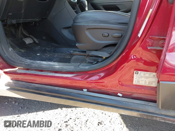 2015 Buick Encore with VIN KL4CJASB4FB265221, listed as a IAAI auction lot 41114066 with 55,759 mi miles. Bid and sale history available at carsss.com. Image 6.