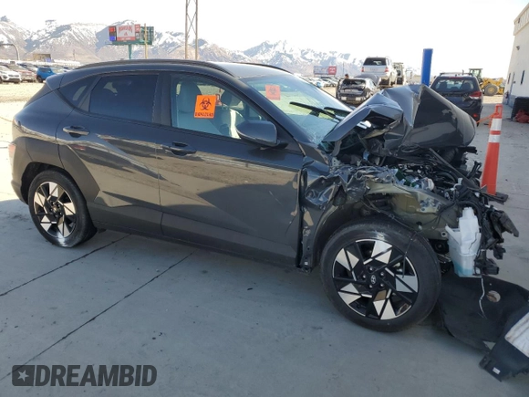 2024 Hyundai Kona SEL with VIN KM8HB3AB0RU180791, listed as a Copart auction lot 48873045 with Not provided miles and Salvage title. Bid and sale history available at DreamBid. Image 4.