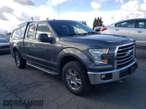 2015 Ford F-150 XLT with VIN 1FTEX1EP9FKE77732, listed as a Copart auction lot 44507715 with 237,867 mi miles and Salvage Title. Bid and sale history available at carsss.com. Image 4.