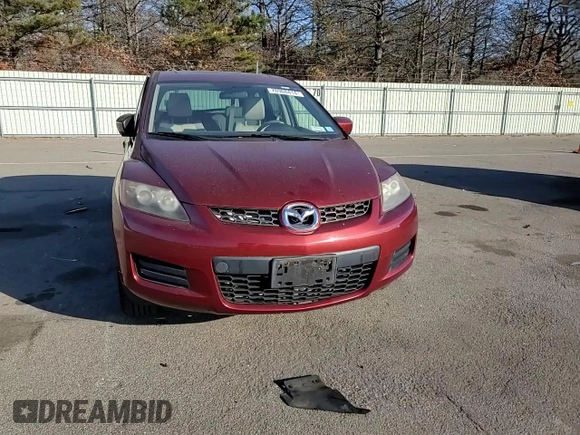 2007 Mazda CX-7 Sport with VIN JM3ER29L870165803, listed as a Copart auction lot 86044994 with 59,239 mi miles and Salvage Title. Bid and sale history available at carsss.com. Image 12.
