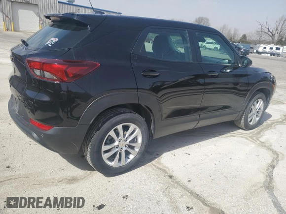2022 Chevrolet TrailBlazer LS with VIN KL79MMS2XNB089862, listed as a Copart auction lot 49328965 with 78,848 mi miles and Salvage Title. Bid and sale history available at carsss.com. Image 3.